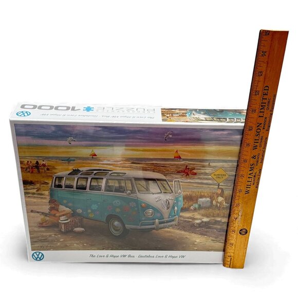 Eurographics The Love & Hope VW Bus Jigsaw Puzzle 1000 pc Volkswagon New Sealed - Picture 8 of 8
